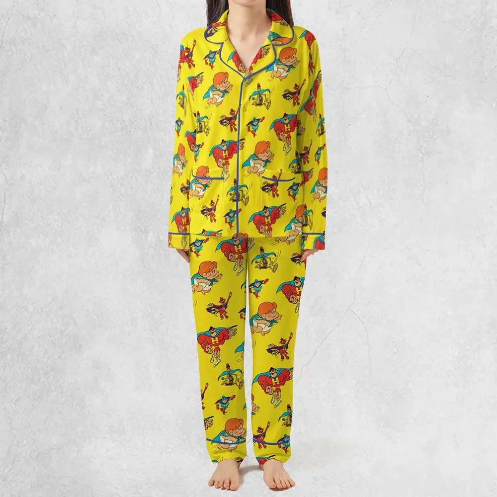 The Mighty Heroes Characters Pajamas Set - 3