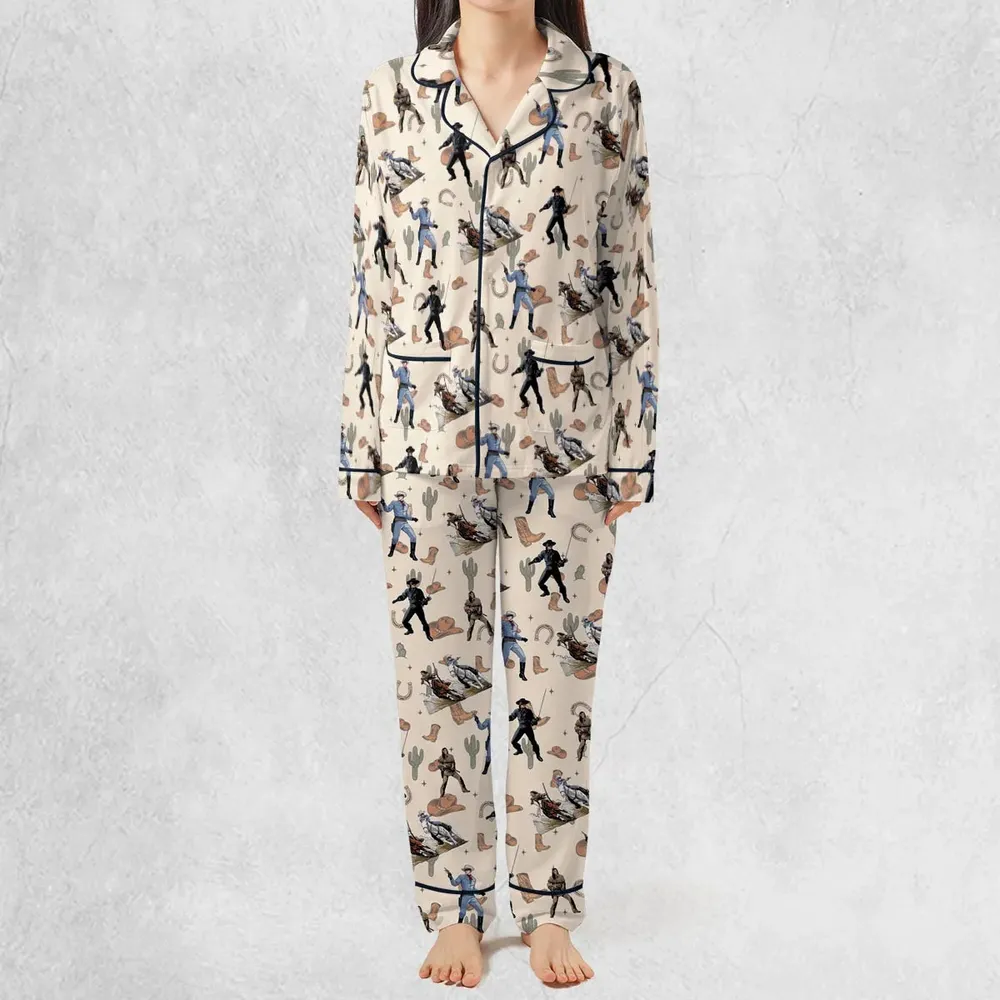 Old Western The Lone Ranger Zorro Tarzan Pajamas Set - 3