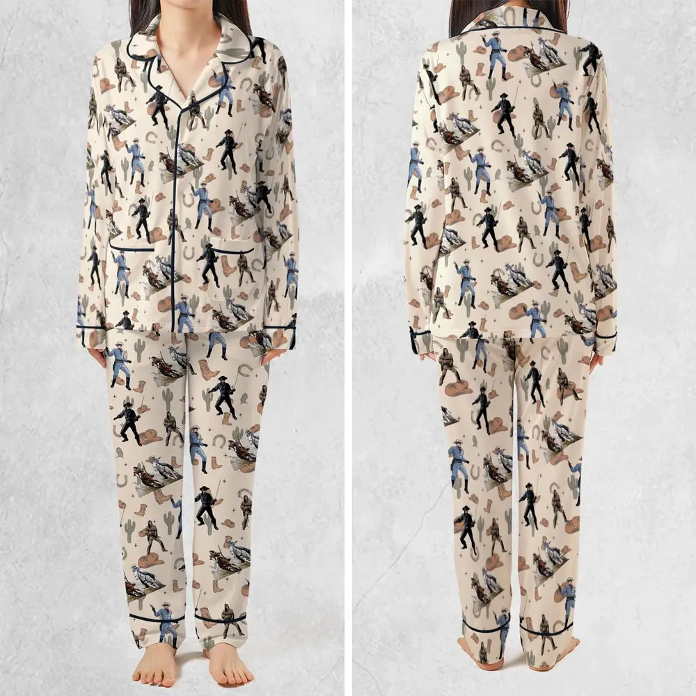 Old Western The Lone Ranger Zorro Tarzan Pajamas Set - 2