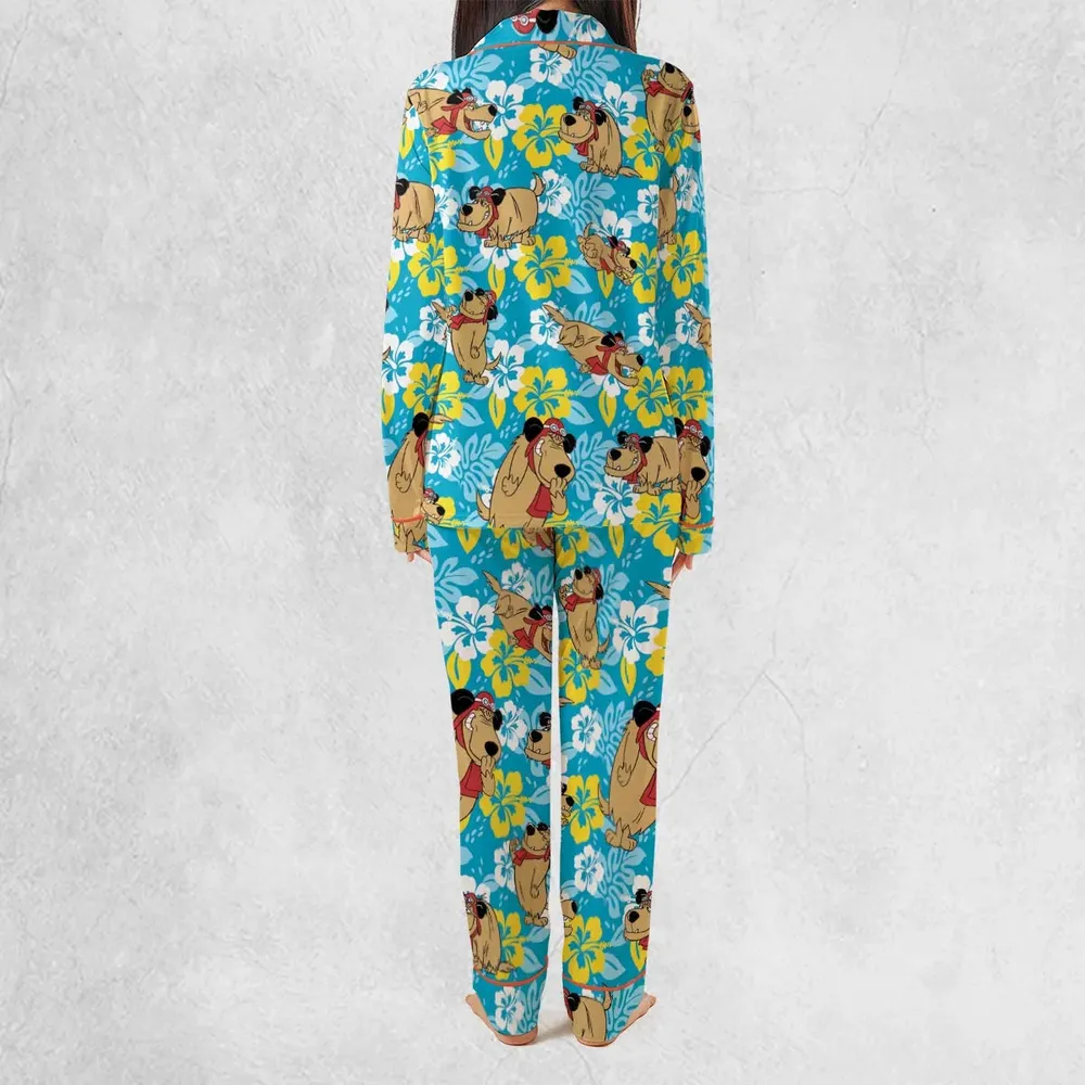 Bad Dog Muttley Wacky Races Pajamas Set - 4