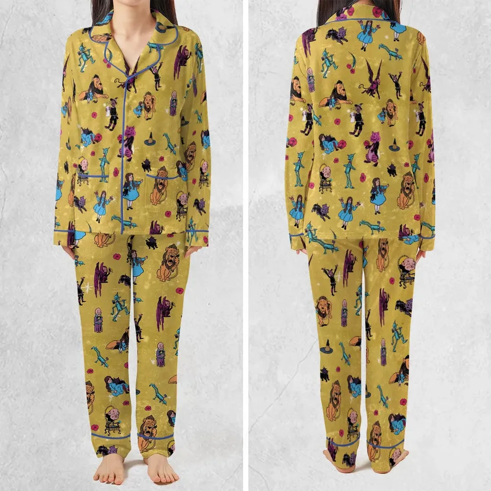 Friends in Emerald City Wizard of Oz Pajamas Set - 2