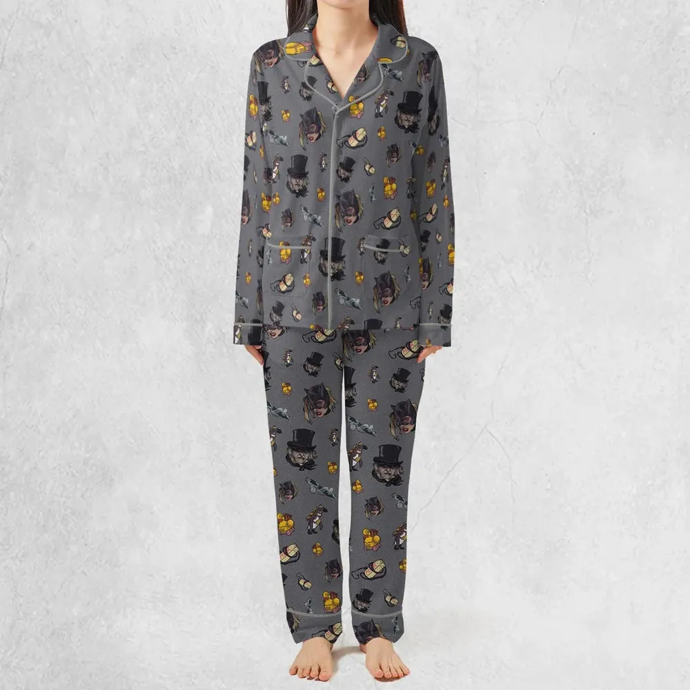 90s Returns Penguin and Catwoman Pajamas Set - 3