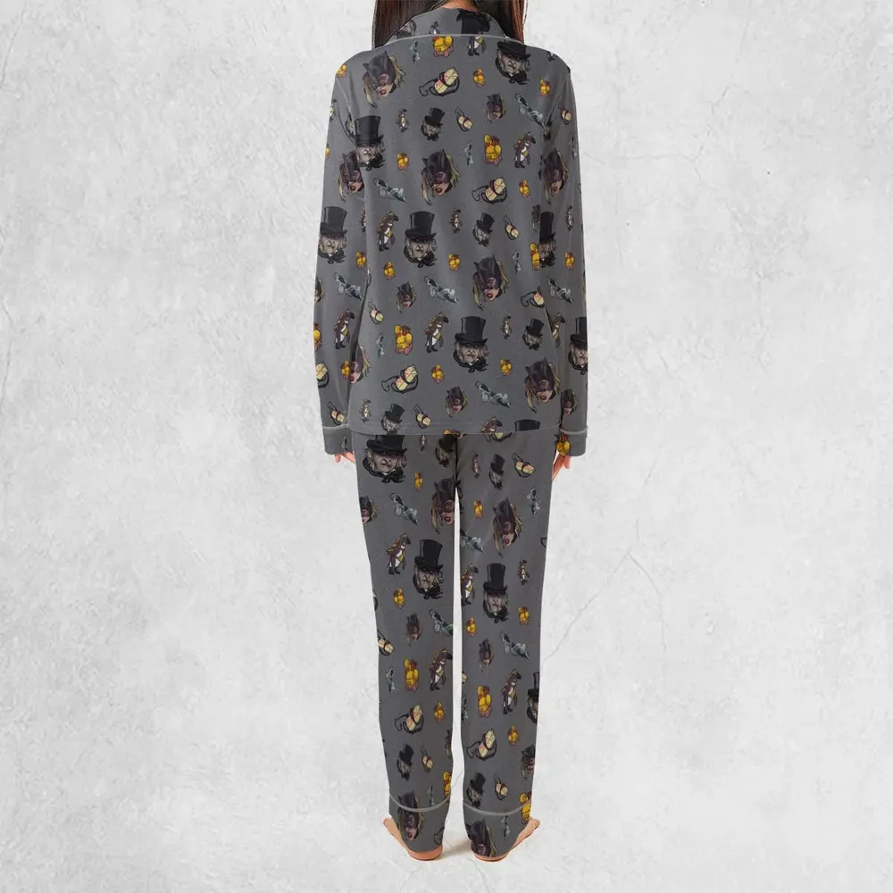 90s Returns Penguin and Catwoman Pajamas Set - 4