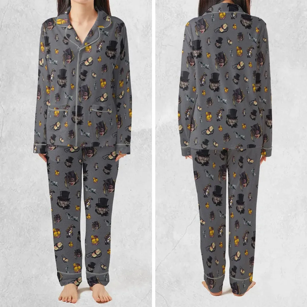 90s Returns Penguin and Catwoman Pajamas Set - 2