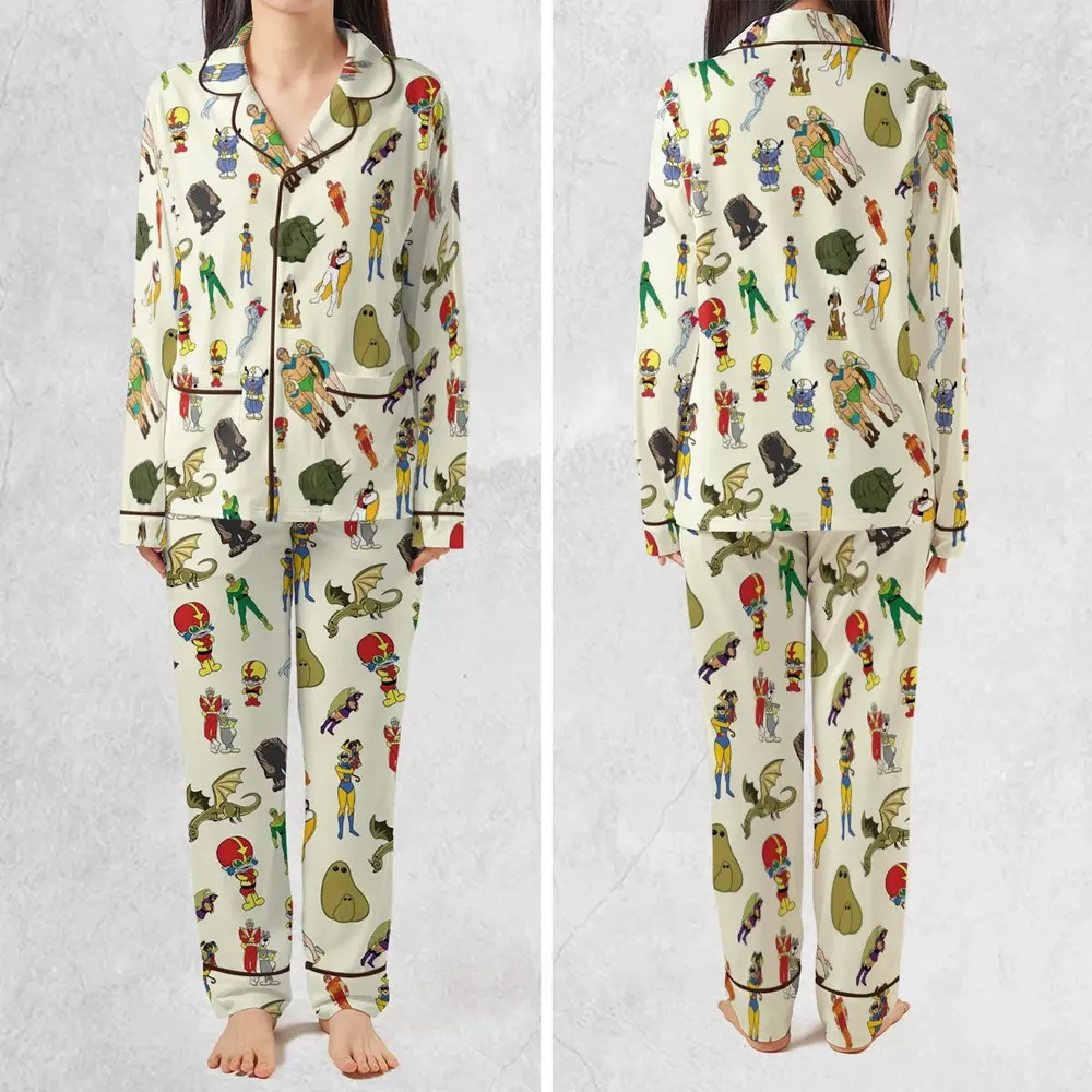 Herculoids and The Rest Of Hanna Barbera Space Stars Pajamas Set - 2