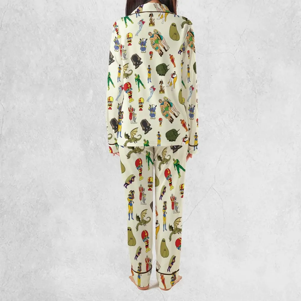 Herculoids and The Rest Of Hanna Barbera Space Stars Pajamas Set - 4