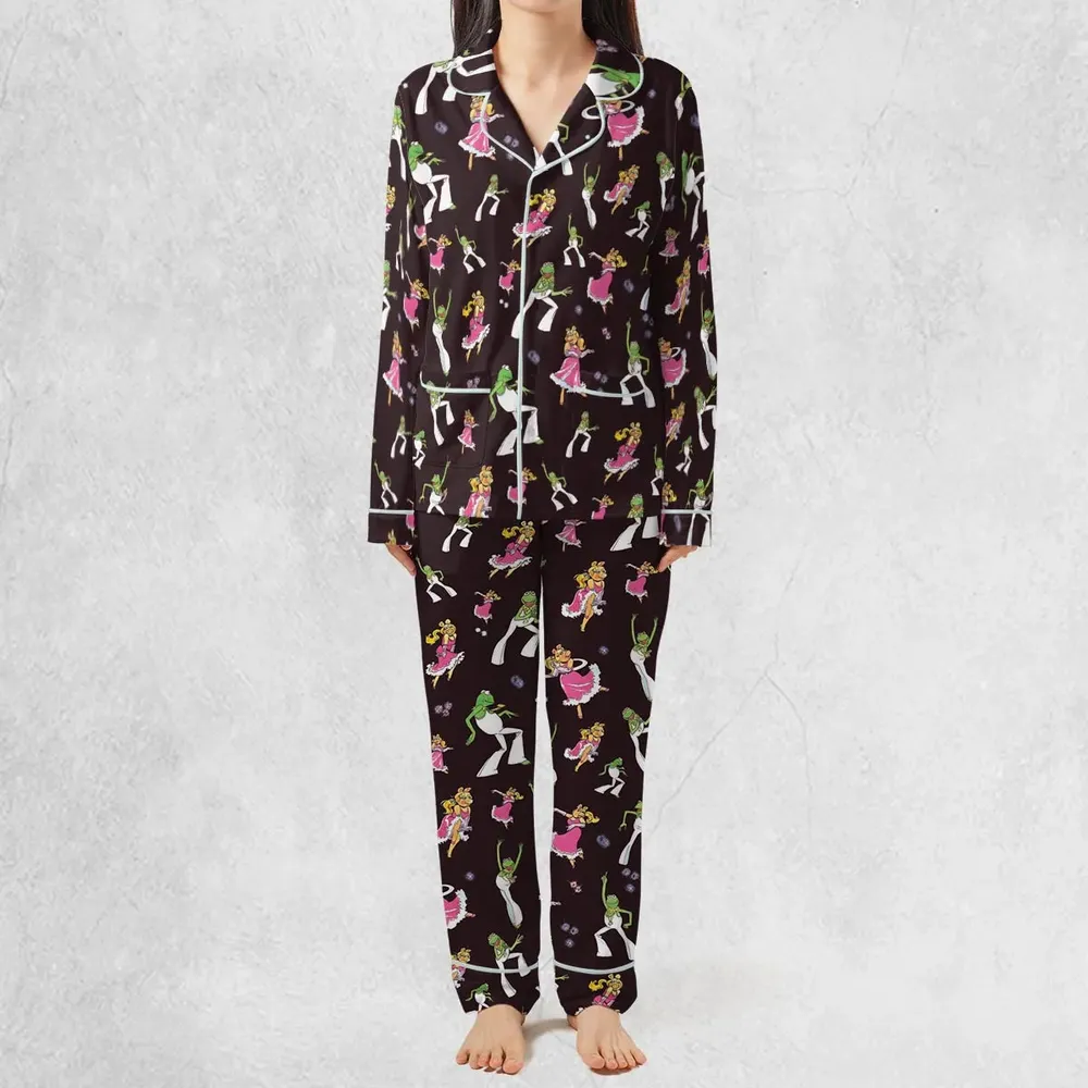 Disco Couple Kermit And Piggy The Muppet Show Pajamas Set - 3