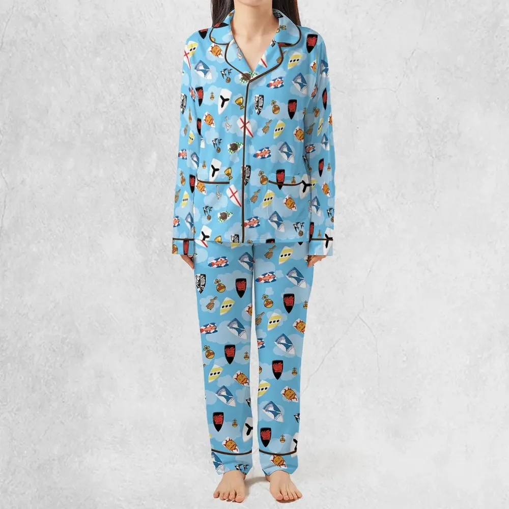 Coat Of Arms Monty Python and the Holy Grail Pajamas Set - 3