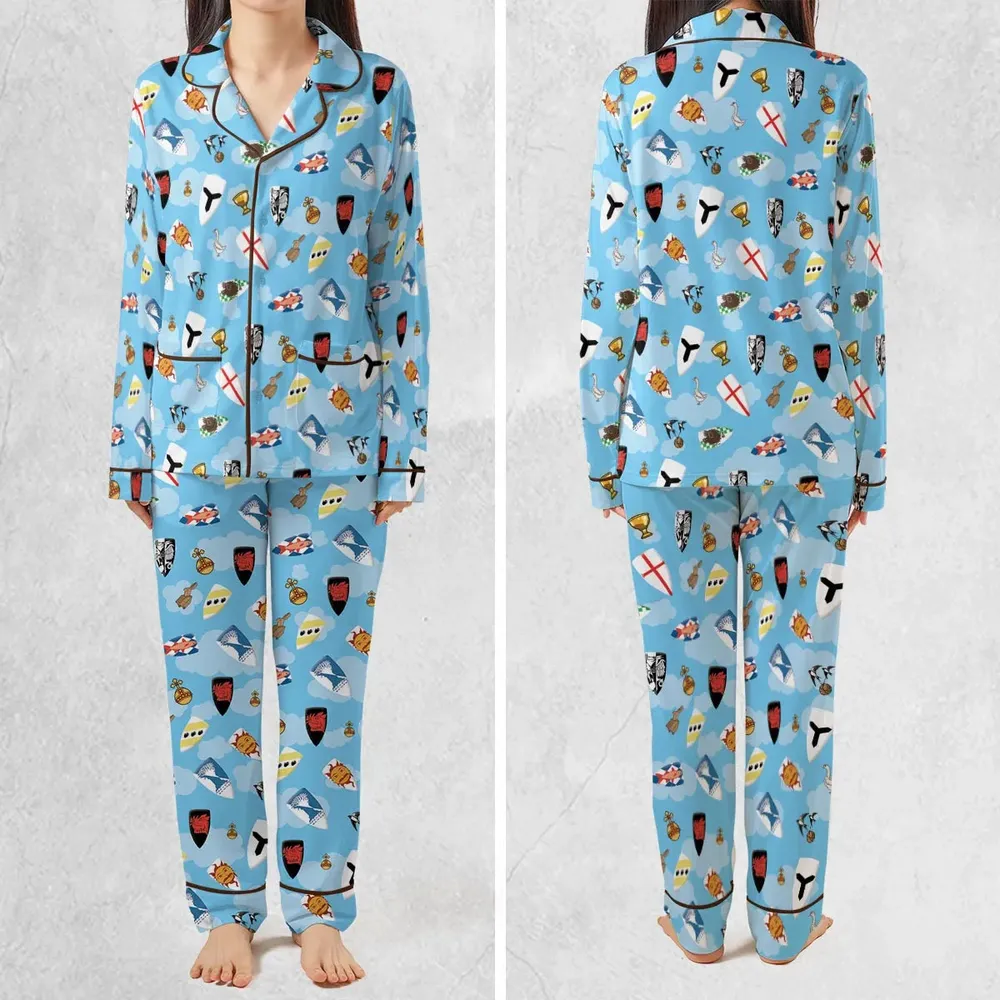 Coat Of Arms Monty Python and the Holy Grail Pajamas Set - 2