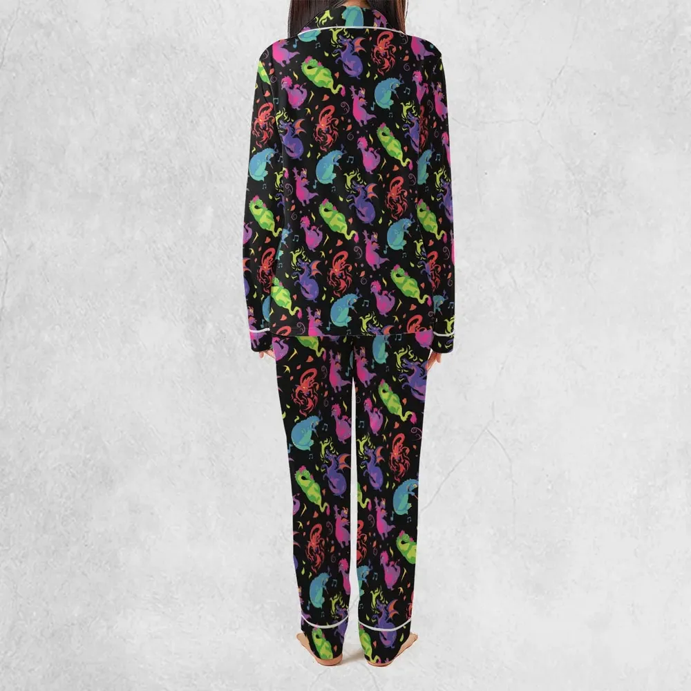 Classic Dragons Pajamas Set - 4