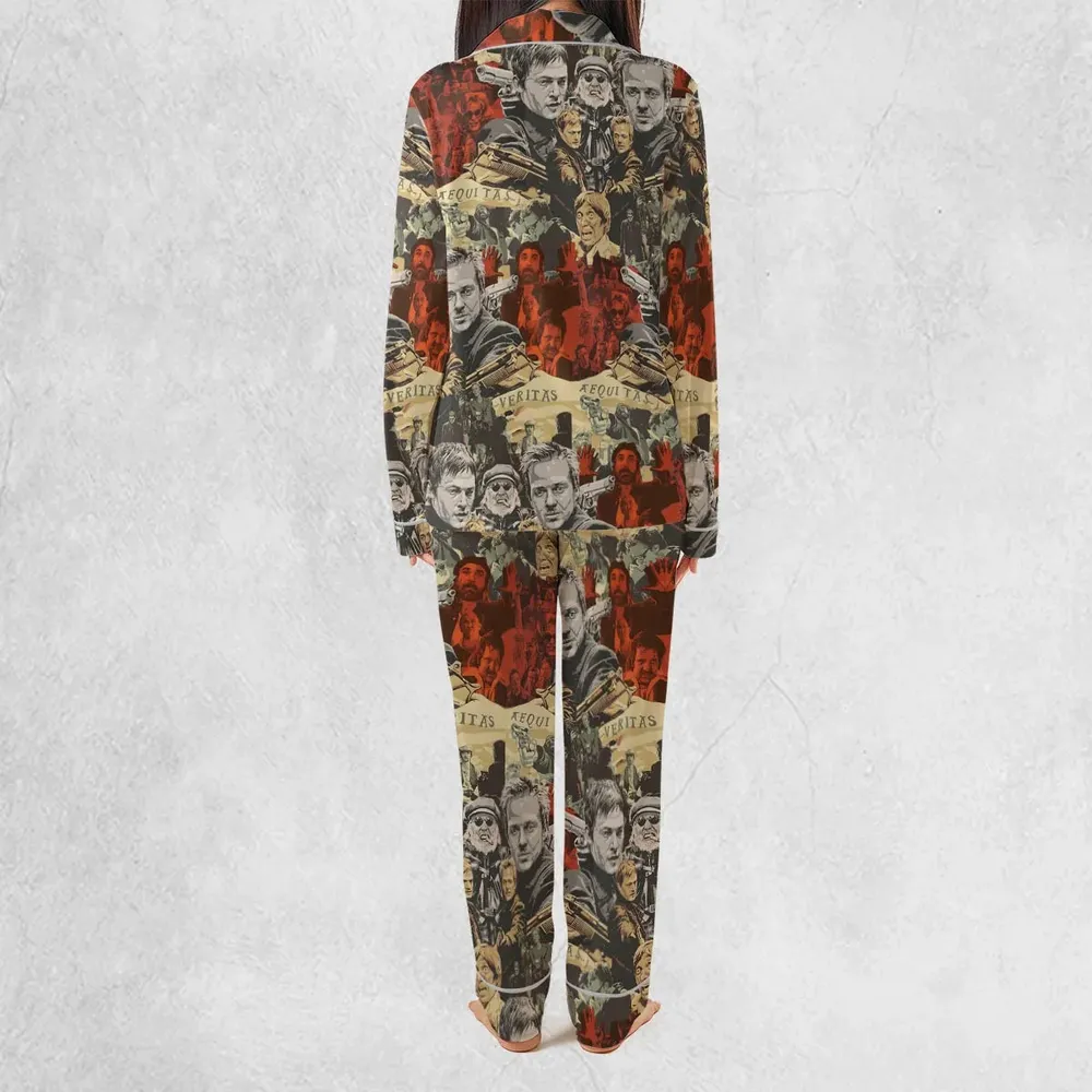 Retro 90s Action Film The Boondock Saints Pajamas Set - 4