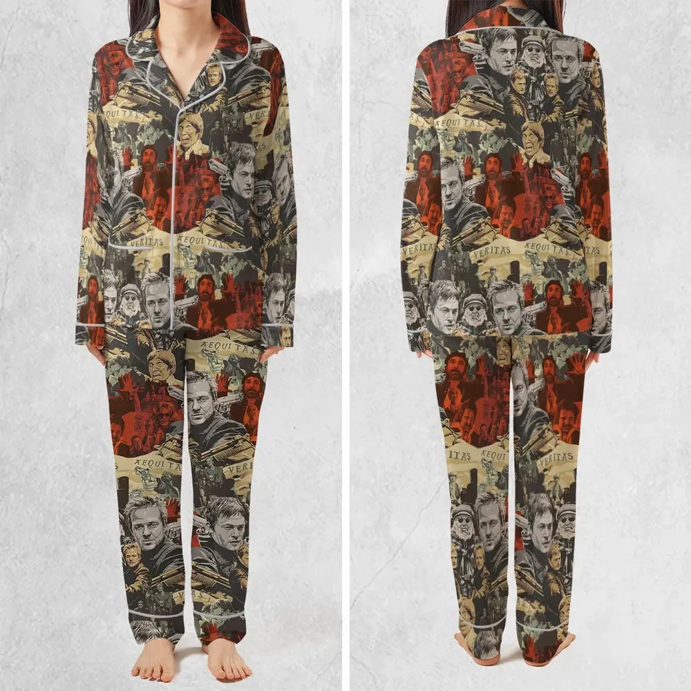 Retro 90s Action Film The Boondock Saints Pajamas Set - 2