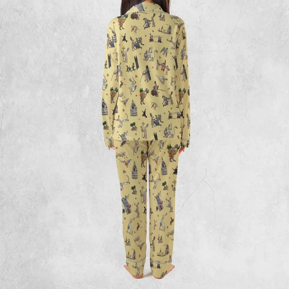 Killer Rabbit The Medieval Marginalia Pajamas Set - 4