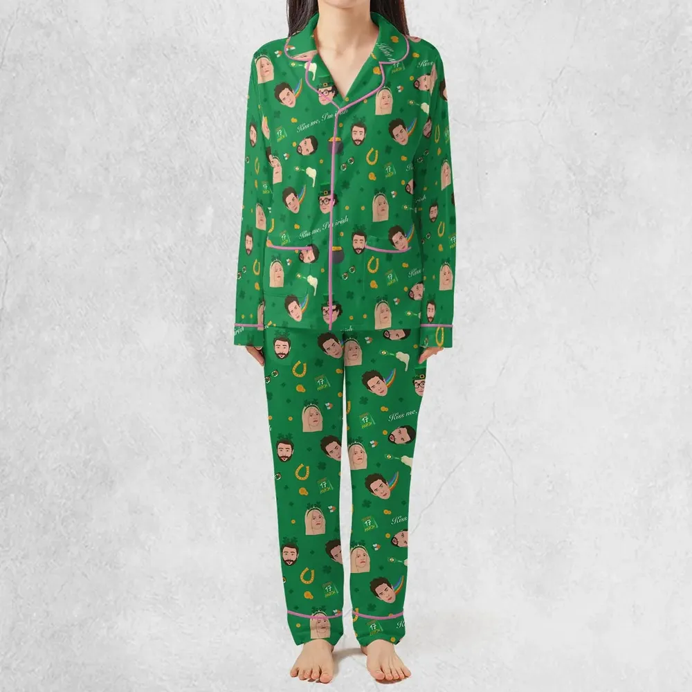 Kiss Me I'm Irish It's Always Sunny in Philadelphia Pajamas Set - 3