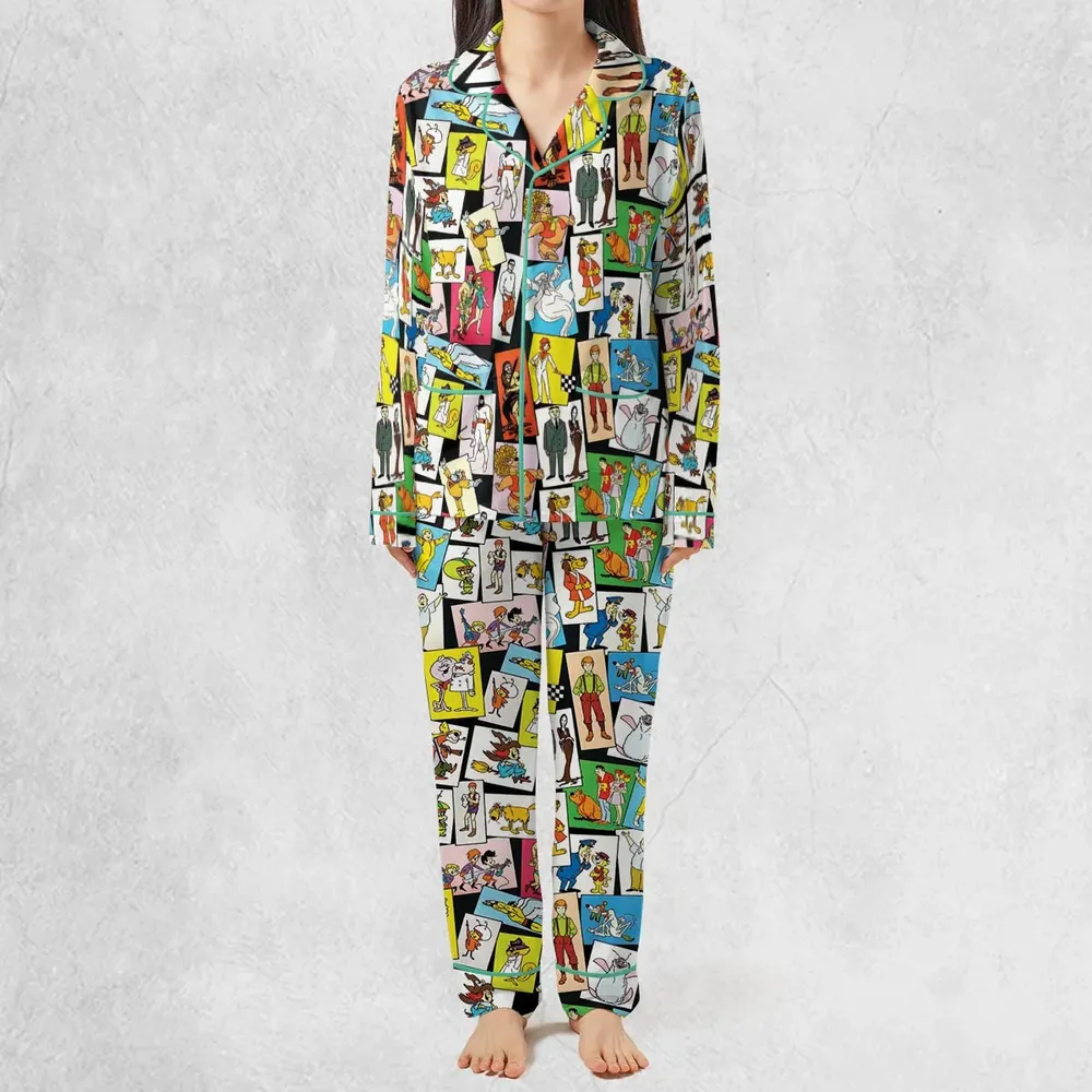 Back To The Day Old Cartoon Shows Pajamas Set - 3