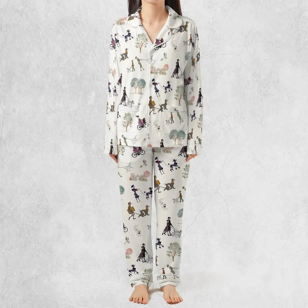 Dog Walking Look Alikes 101 Dalmations Pajamas Set - 3