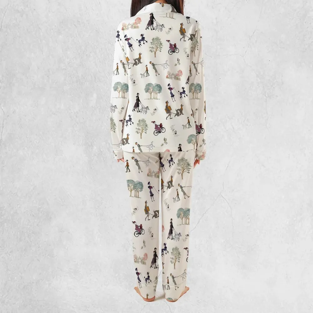 Dog Walking Look Alikes 101 Dalmations Pajamas Set - 4
