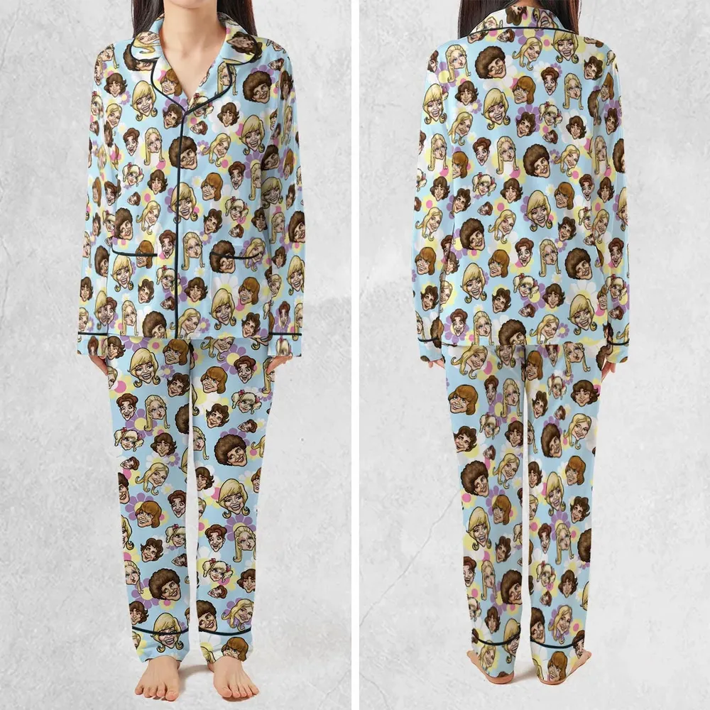 Retro TV The Brady Bunch Characters Pajamas Set - 2