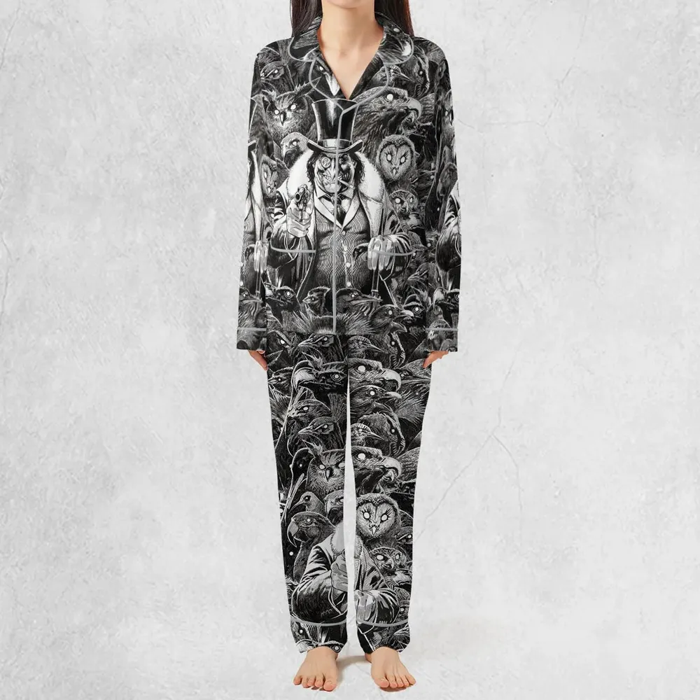 Umbrellas to Underworld Penguin Pajamas Set - 3