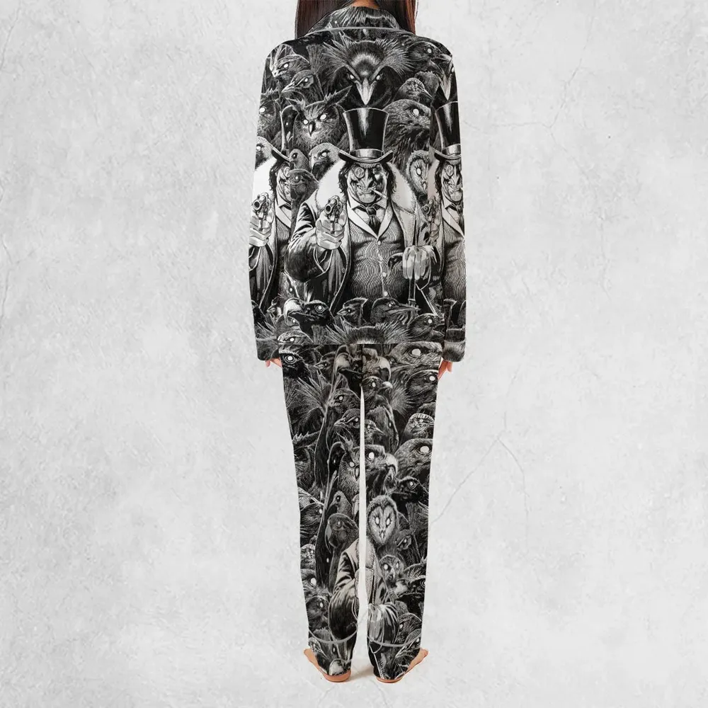 Umbrellas to Underworld Penguin Pajamas Set - 4