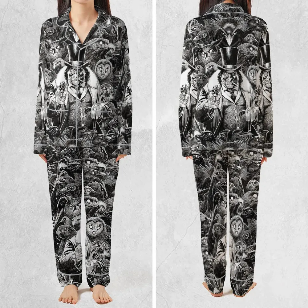 Umbrellas to Underworld Penguin Pajamas Set - 2