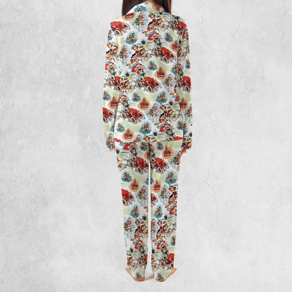 Wind in the Willows Characters Pajamas Set - 4