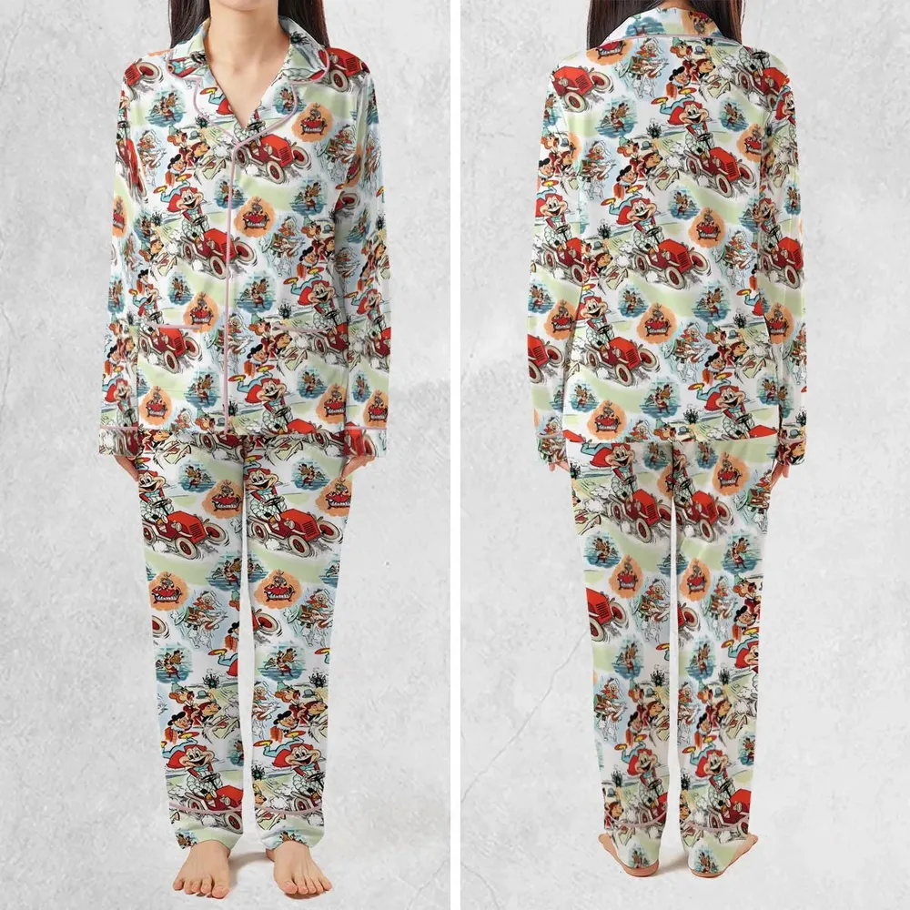 Wind in the Willows Characters Pajamas Set - 2