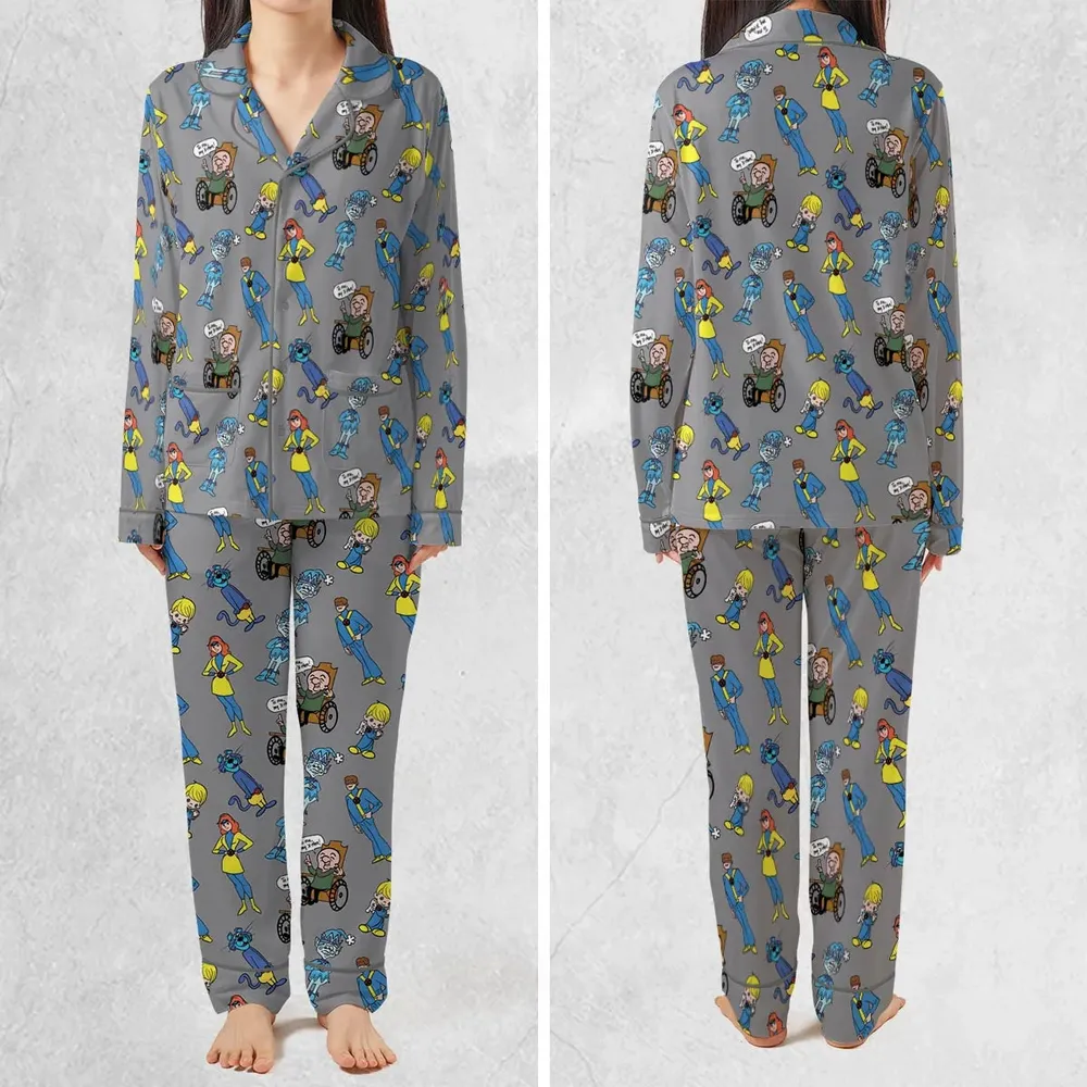 70s Saturday Morning Superhero Cartoon Pajamas Set - 2