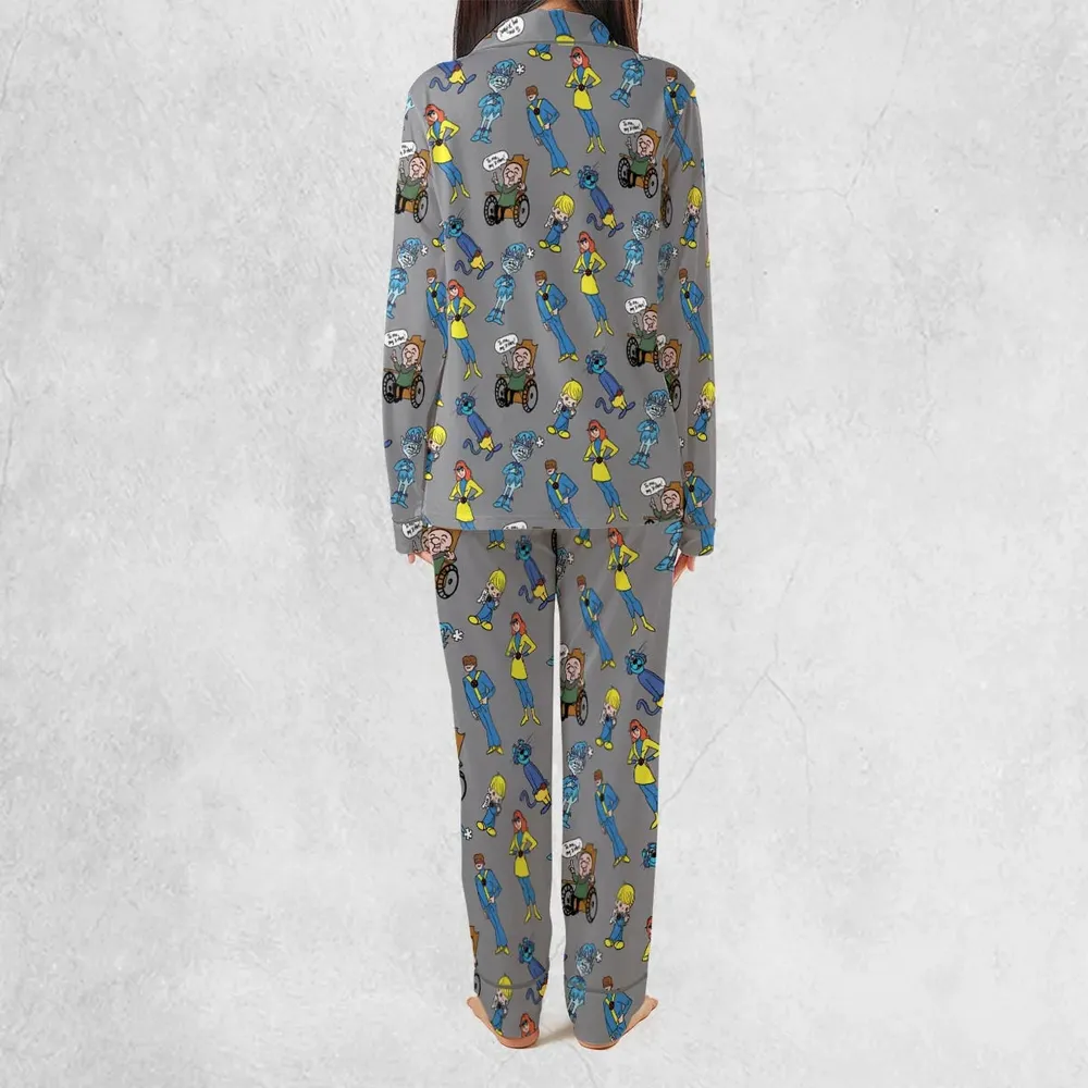 70s Saturday Morning Superhero Cartoon Pajamas Set - 4