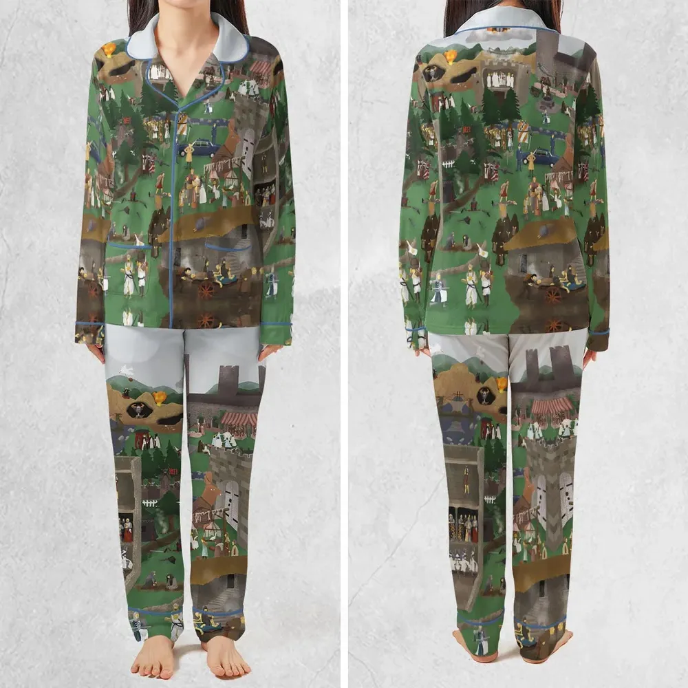 England 932 A.D Monty Python and The Holy Grail Pajamas Set - 2