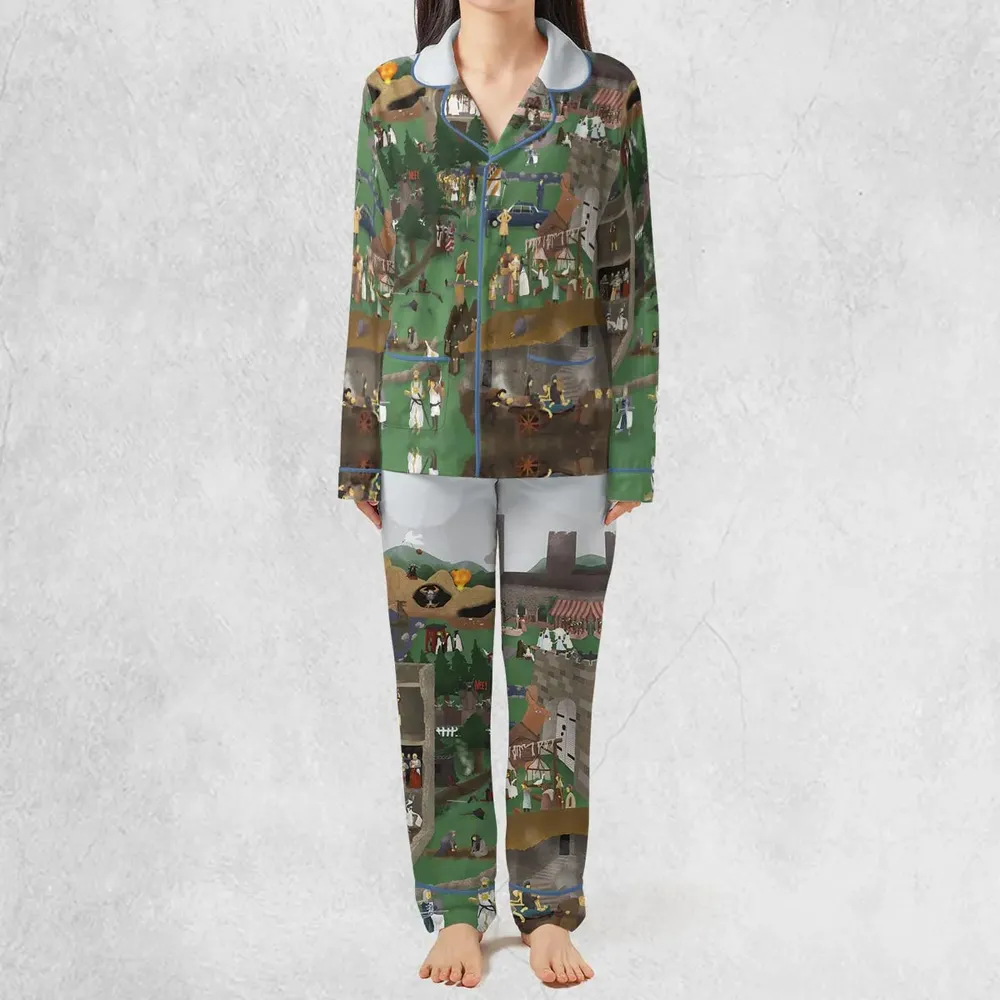 England 932 A.D Monty Python and The Holy Grail Pajamas Set - 3