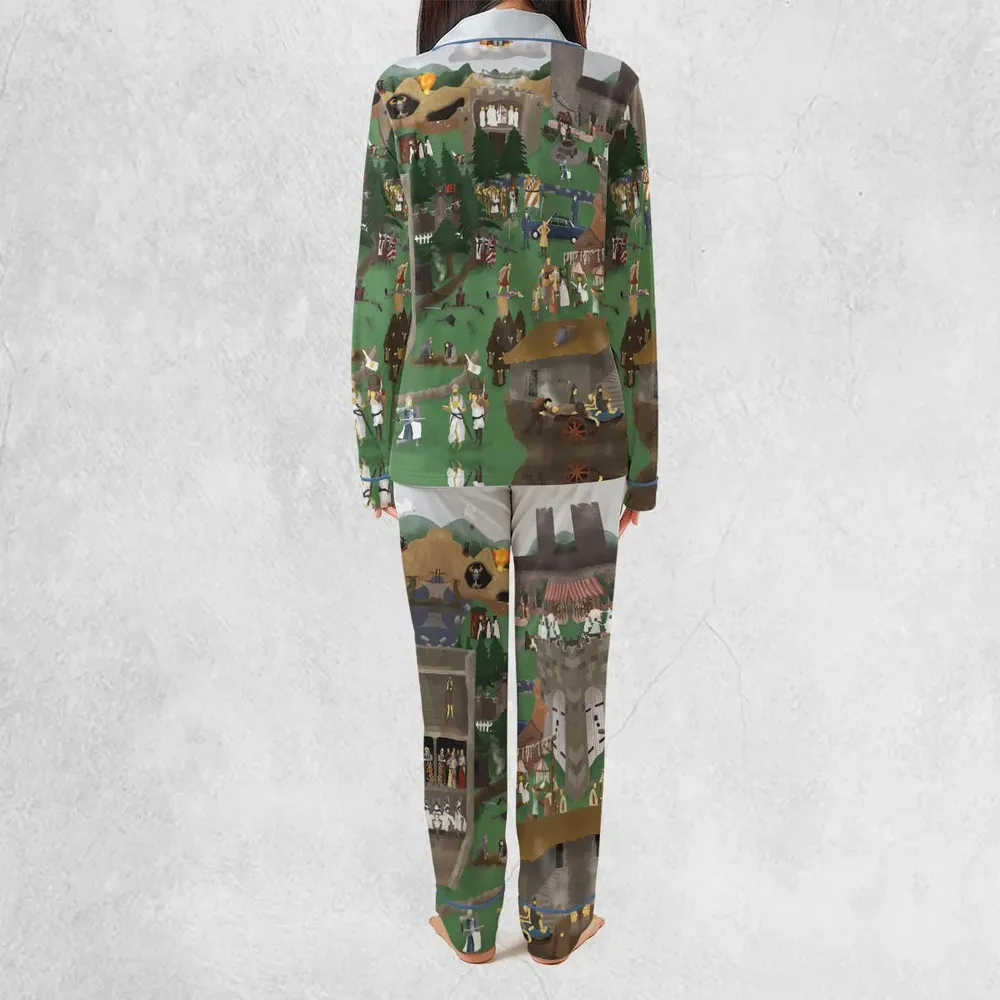 England 932 A.D Monty Python and The Holy Grail Pajamas Set - 4