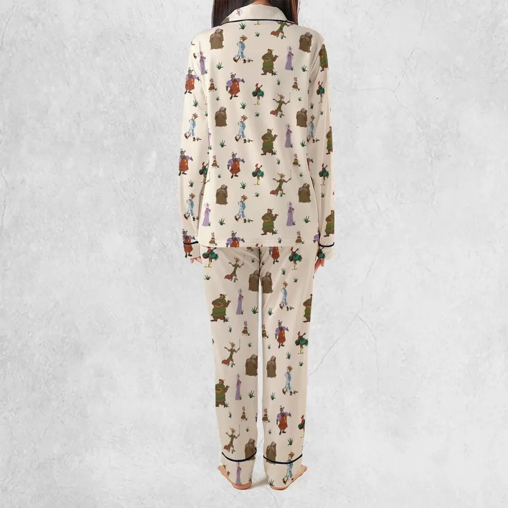 Oo-de-lally Robin Hood Characters Pajamas Set - 4