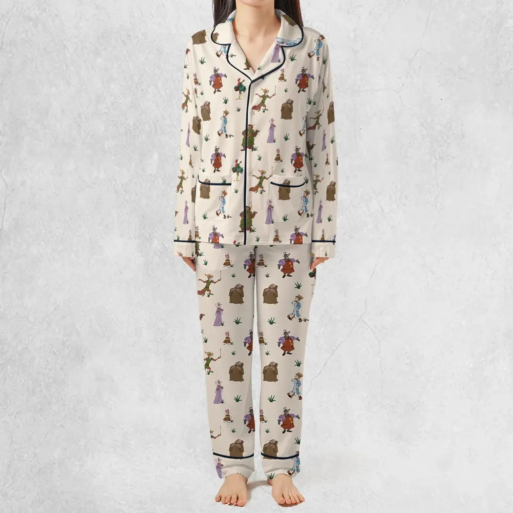 Oo-de-lally Robin Hood Characters Pajamas Set - 3