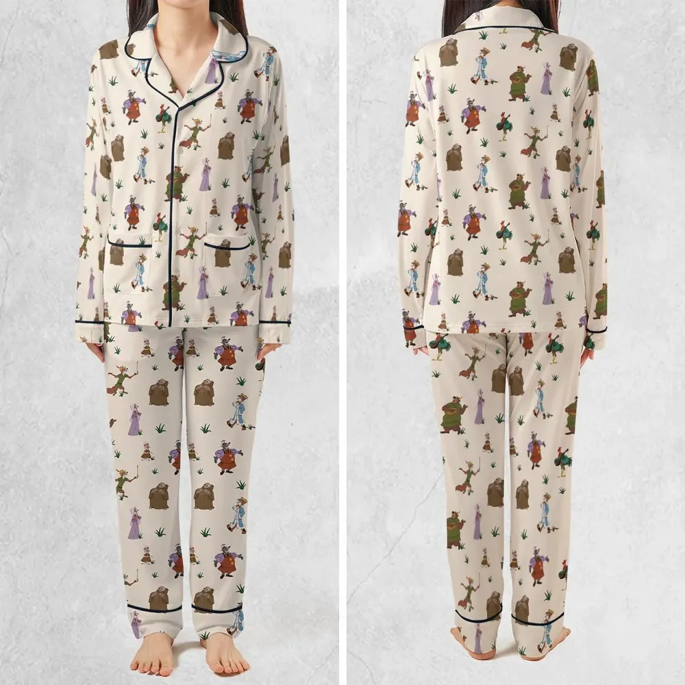 Oo-de-lally Robin Hood Characters Pajamas Set - 2