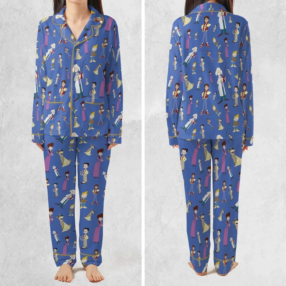 B2tf Cartoon Characters Seamless Pajamas Set - 2