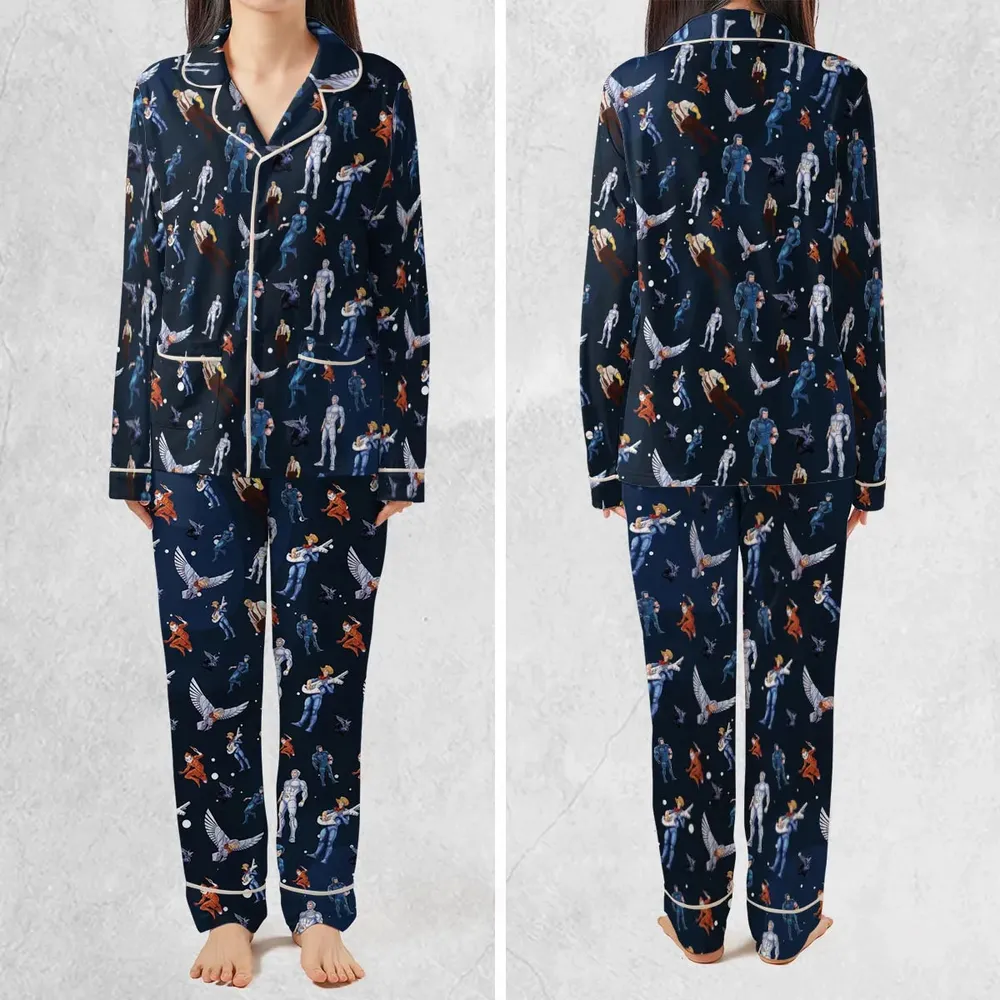 Silverhawks Cartoon Characters Pajamas Set - 2