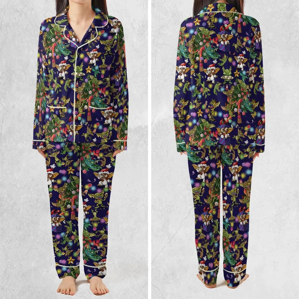 Christmas Movie Little Monsters Greamlins Pajamas Set - 2