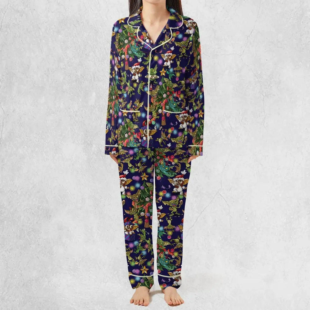 Christmas Movie Little Monsters Greamlins Pajamas Set - 3