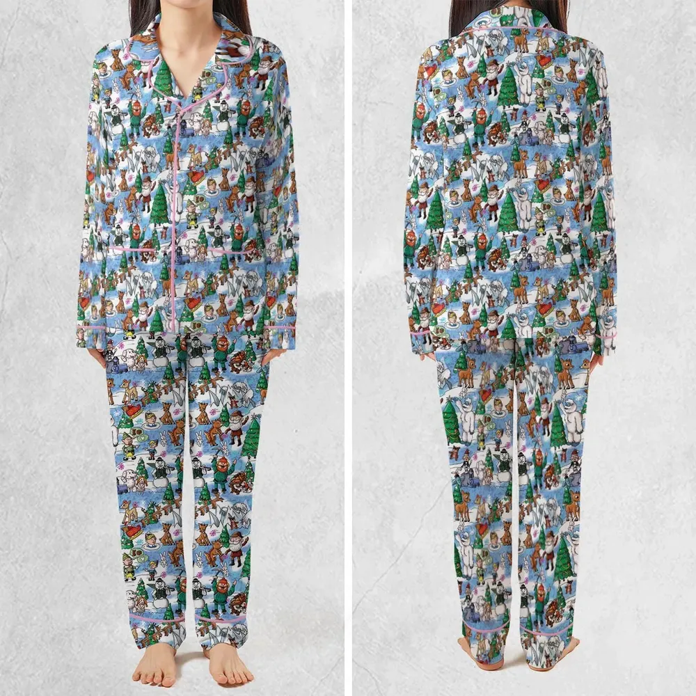 Snowland Rudolph the Red-Nosed Reindeer Pajamas Set - 2