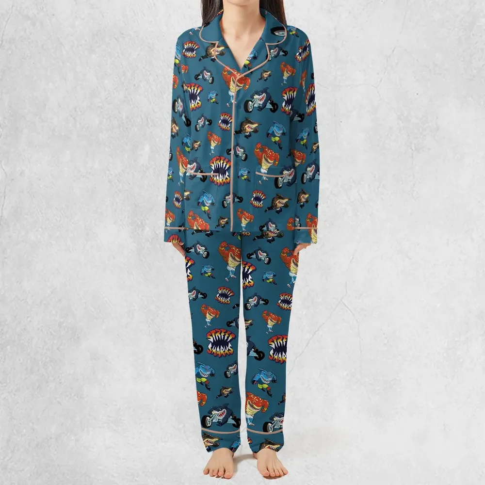 Ripster Slash Street Sharks Pajamas Set - 3