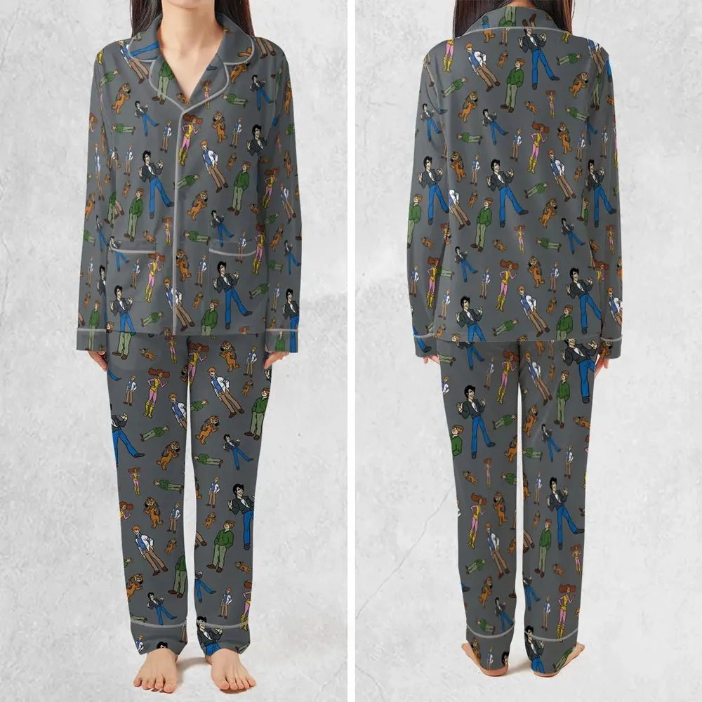 Nostalgic Gang The Fonz and the Happy Days Gang Pajamas Set - 2