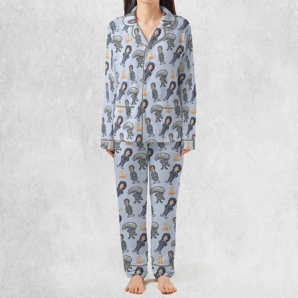 SciFi Chic Alien Pajamas Set - 3