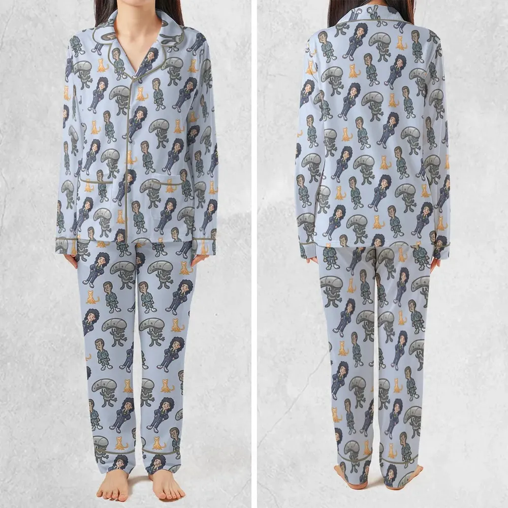 SciFi Chic Alien Pajamas Set - 2