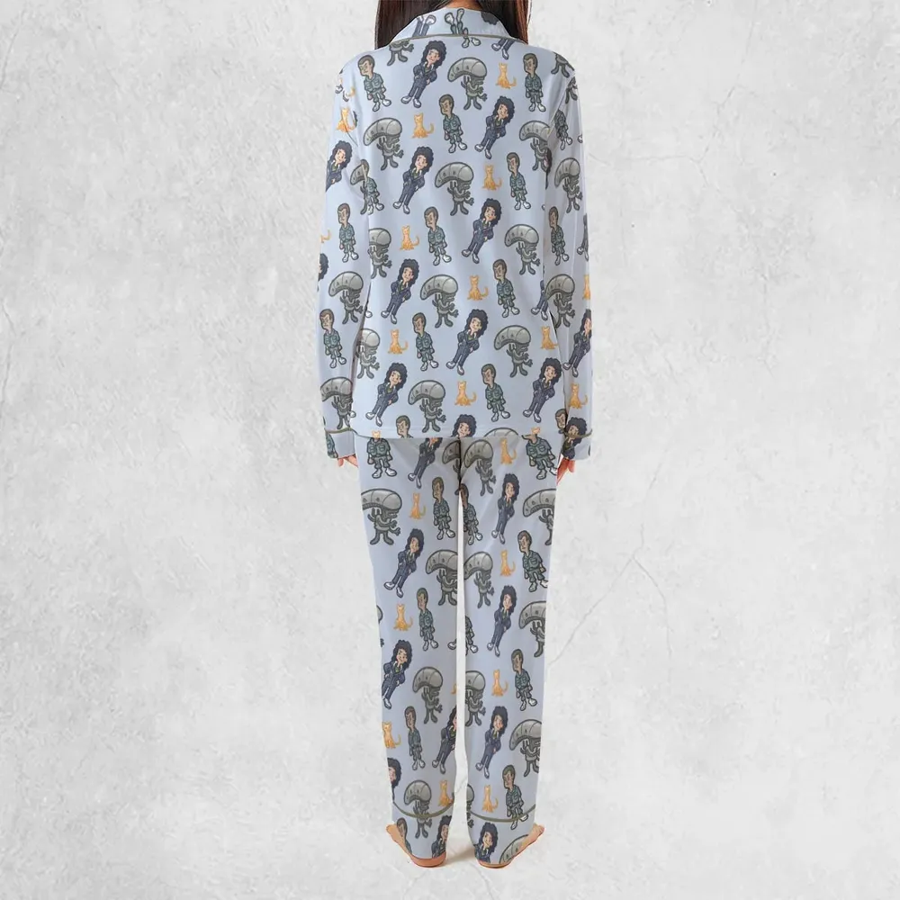 SciFi Chic Alien Pajamas Set - 4