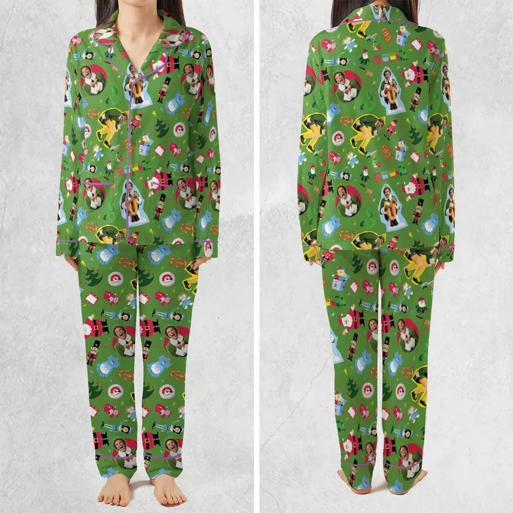 Santa Know Him Elf Pajamas Set - 2