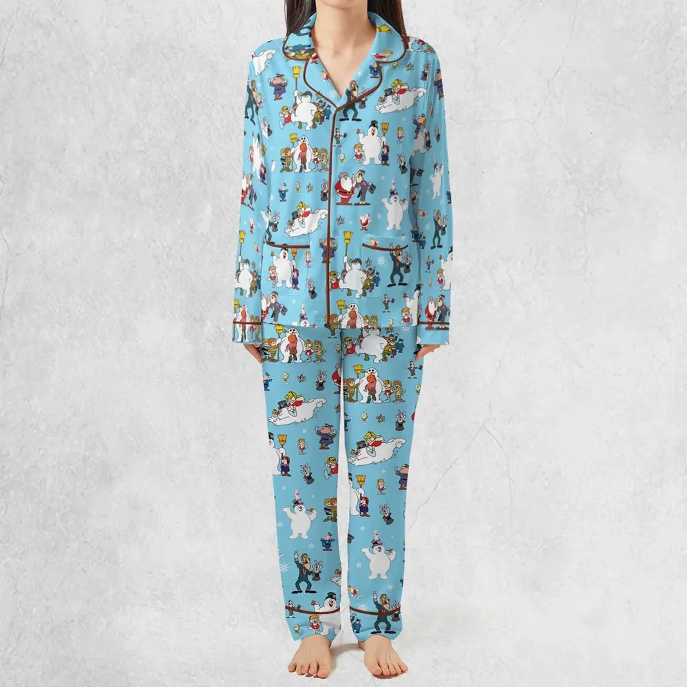 Cast Frosty The Snowman Pajamas Set - 3