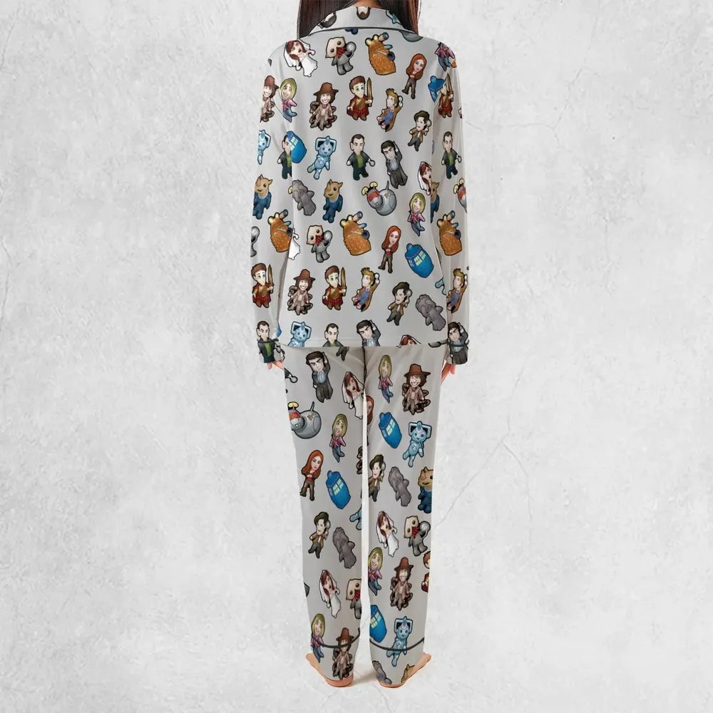 Cartoon Who Doctor Who Pajamas Set - 4
