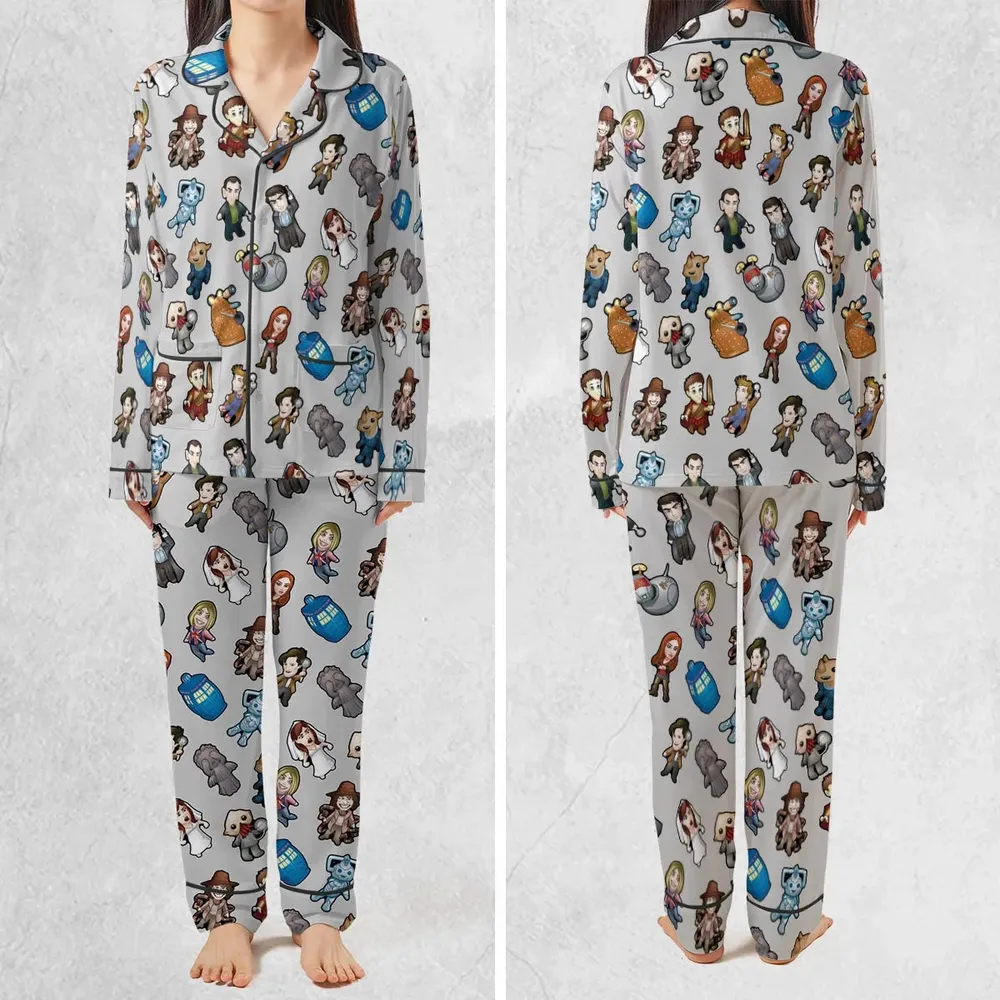 Cartoon Who Doctor Who Pajamas Set - 2