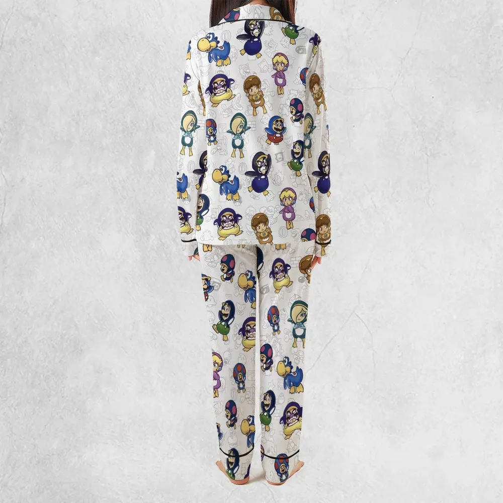 Penguin Party Super Mario Pajamas Set - 4
